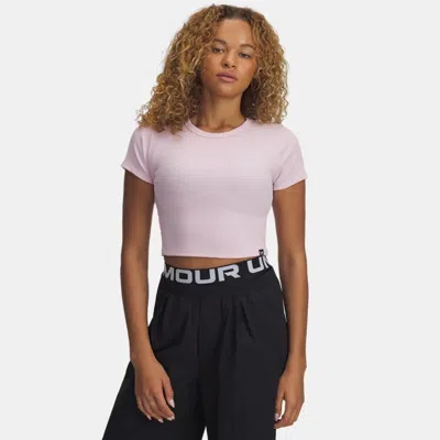 Under Armour Rival Rib Women's Baby T-shirt Prime Pink