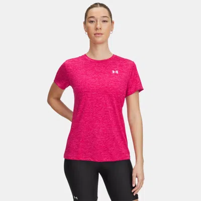 Under Armour Tech™ Twist Women's Short Sleeve Shaded Fuchsia In Pink