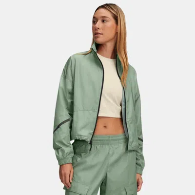 Under Armour Unstoppable Woven Sheen Women's Jacket Silica Green