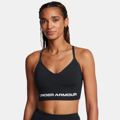 Under Armour Vanish Seamless Low Sports Bra In Black