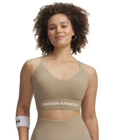 Under Armour Women's Vanish Seamless Low-impact Sports Bra In Gray