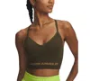 Under Armour Women's Vanish Seamless Low-impact Sports Bra In Green