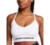 Under Armour Women's Vanish Seamless Low-impact Sports Bra In White