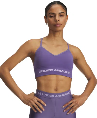 Under Armour Women's Vanish Seamless Low-impact Sports Bra In Purple
