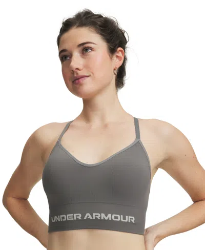Under Armour Women's Vanish Seamless Low-impact Sports Bra In Gray