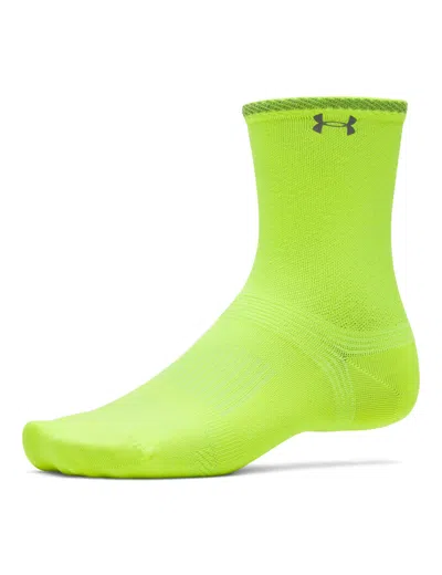 Under Armour Women's Velociti Lite Crew Socks In Yellow