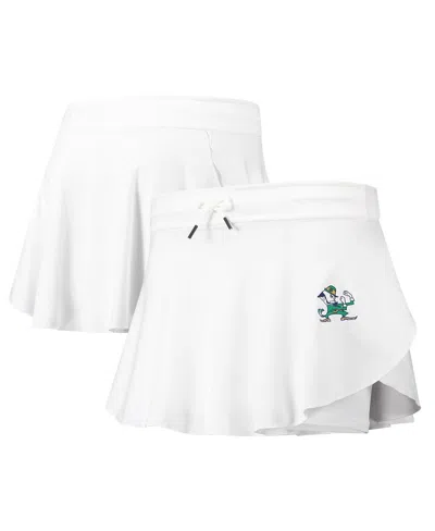 Under Armour Women's White Notre Dame Fighting Irish Gameday Split Soft Skirt