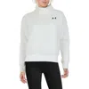 Under Armour Womens Logo Warm Fleece Jacket In White