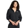 Under Armour Icon Fleece Half Zip Pullover In Black