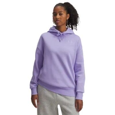 Under Armour Womens  Icon Fleece Oversized Hoodie In Purple