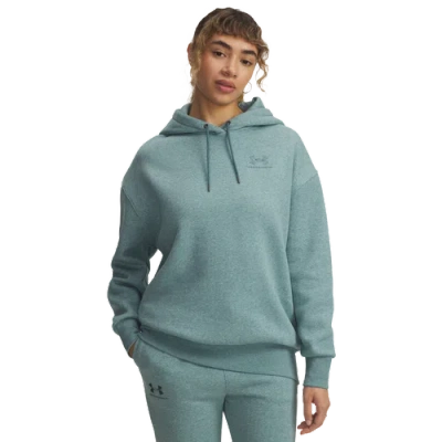 Under Armour Womens  Icon Fleece Oversized Hoodie In Blue