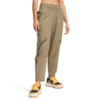 Under Armour Womens  Unstoppable Ankle Pants In Brown
