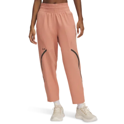 Under Armour Womens  Unstoppable Ankle Pants In Orange