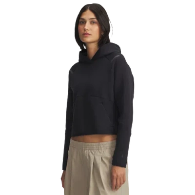 Under Armour Womens  Unstoppable Fleece Hoodie In Black
