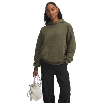 Under Armour Womens  Unstoppable Fleece Txtr Hoodie In Green