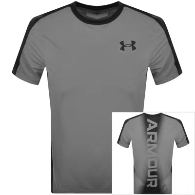 Under Armour Wordmark T Shirt Grey In Gray