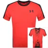 Under Armour Wordmark T Shirt Red In Red