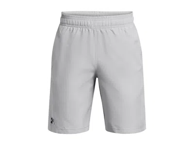 Under Armour Woven Shorts (big Kids) Boy's Clothing Mod Gray/black : Xs (7 Big Kid), Polyester