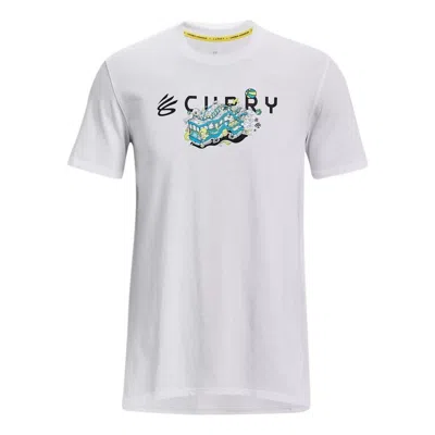 Under Armour X Curry Trolly Heavyweight T-shirt 'white'