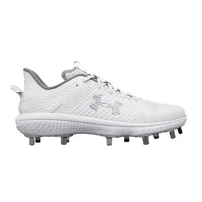 Pre-owned Under Armour Yard Low Mt 'white Metallic Silver'