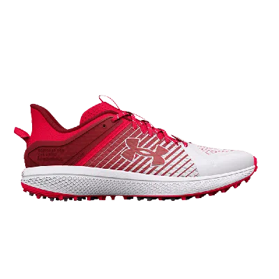 Pre-owned Under Armour Yard Tf 'red White'