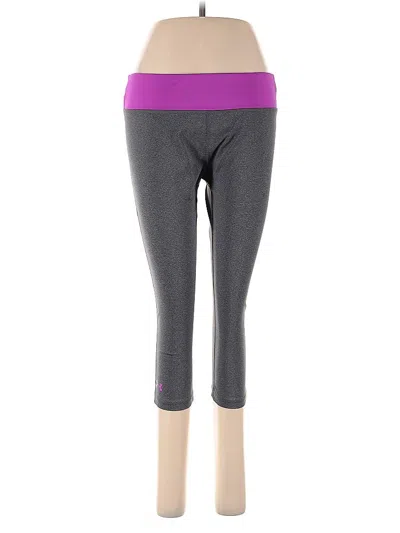 Pre-owned Under Armour Yoga Pants In Gray