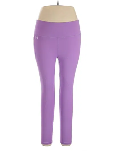 Pre-owned Under Armour Yoga Pants In Purple