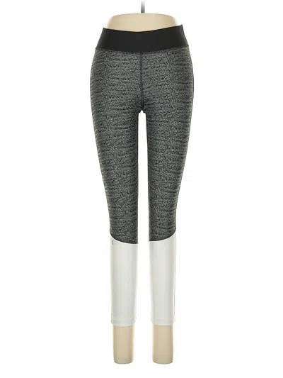 Pre-owned Under Armour Yoga Pants In Silver