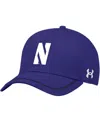 Under Armour Youth Purple Northwestern Wildcats Blitzing Accent Performance Adjustable Hat In Purple