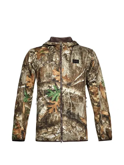 Under Armour Zip-fastening Jacket In Brown