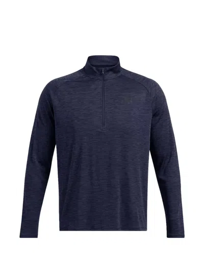 Under Armour Zip-fastening Long-slevee Top In Blue