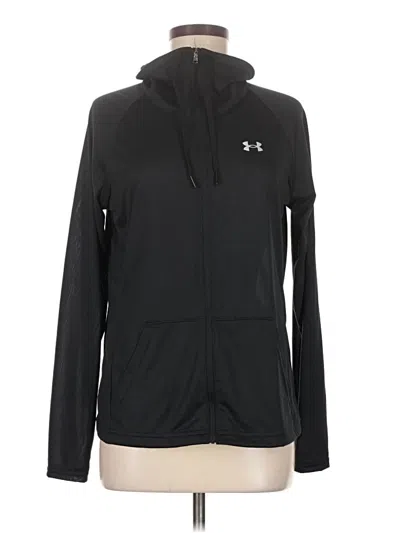 Under Armour Zip Up Hoodie In Black