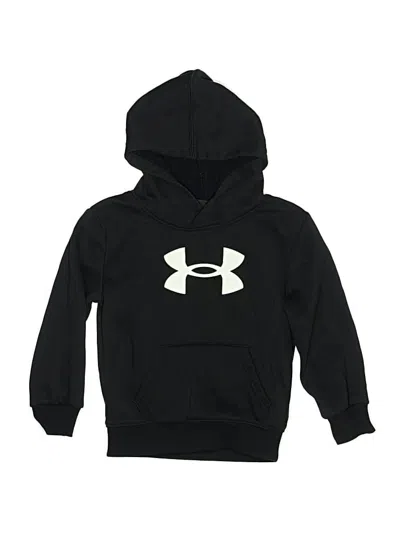 Pre-owned Under Armour Kids' Zip Up Hoodie In Black
