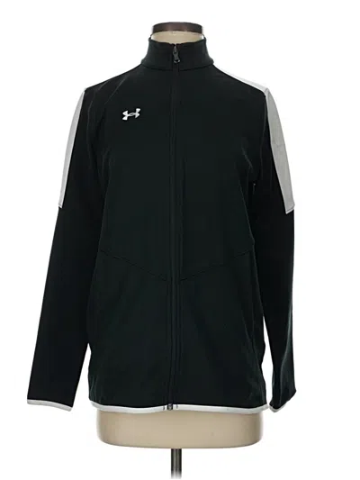 Pre-owned Under Armour Zip Up Hoodie In Black
