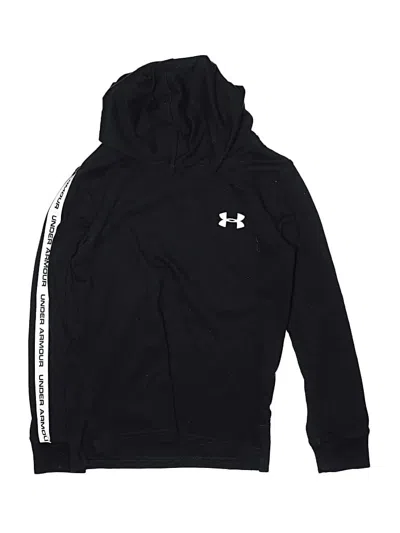 Pre-owned Under Armour Kids' Zip Up Hoodie In Black
