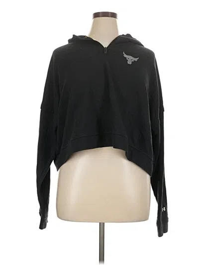 Pre-owned Under Armour Zip Up Hoodie In Black