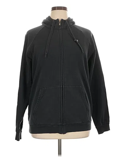 Pre-owned Under Armour Zip Up Hoodie In Black