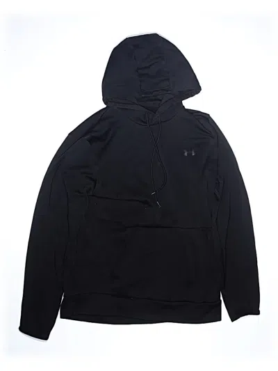 Pre-owned Under Armour Kids' Zip Up Hoodie In Black