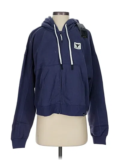 Under Armour Zip Up Hoodie In Blue