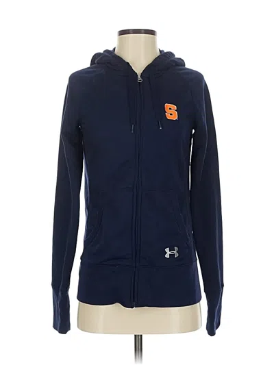 Pre-owned Under Armour Zip Up Hoodie In Blue