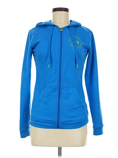 Pre-owned Under Armour Zip Up Hoodie In Blue