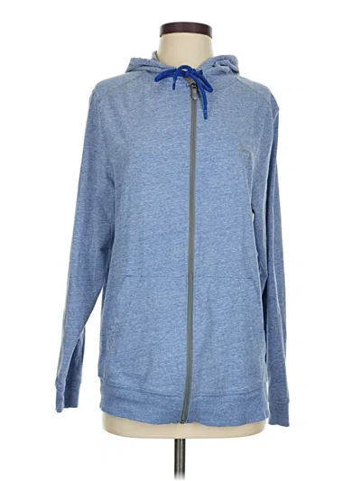 Pre-owned Under Armour Zip Up Hoodie In Blue