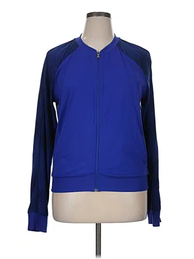 Pre-owned Under Armour Zip Up Hoodie In Blue