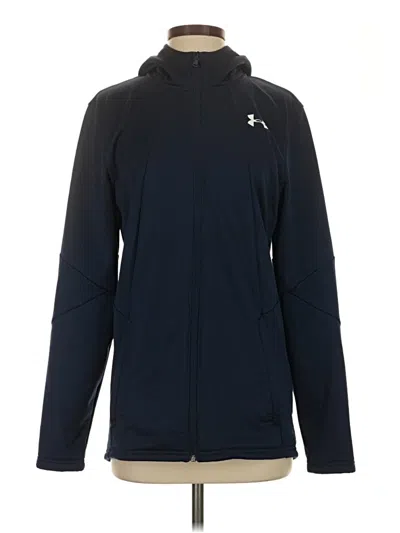 Pre-owned Under Armour Zip Up Hoodie In Blue