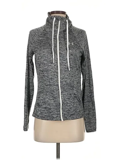 Pre-owned Under Armour Zip Up Hoodie In Gray