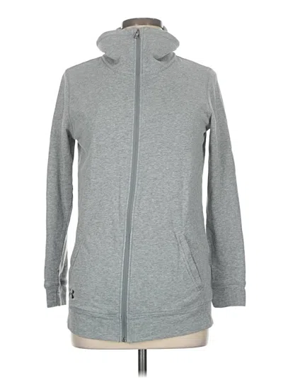 Pre-owned Under Armour Zip Up Hoodie In Gray