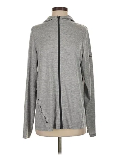 Pre-owned Under Armour Zip Up Hoodie In Gray