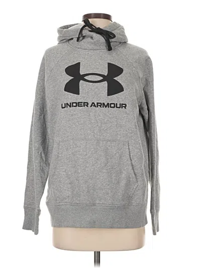 Pre-owned Under Armour Zip Up Hoodie In Gray