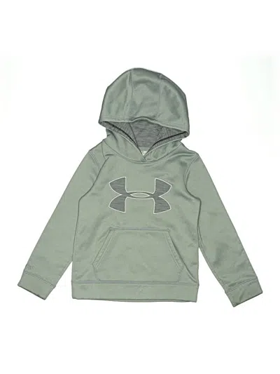 Pre-owned Under Armour Kids' Zip Up Hoodie In Green