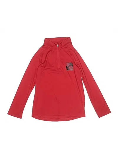 Pre-owned Under Armour Kids' Zip Up Hoodie In Red